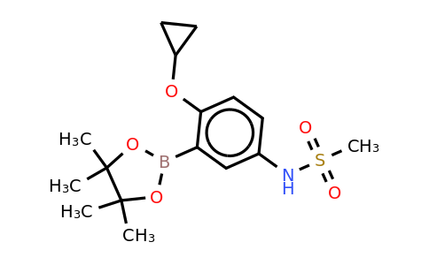 N-(4-cyclopropoxy-3-(4,4,5,5-tetramethyl-1,3,2-dioxaborolan-2-YL)phenyl)methanesulfonamide