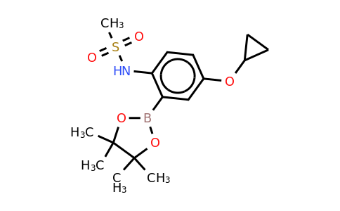 N-(4-cyclopropoxy-2-(4,4,5,5-tetramethyl-1,3,2-dioxaborolan-2-YL)phenyl)methanesulfonamide