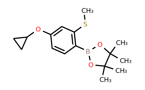 2-(4-Cyclopropoxy-2-(methylthio)phenyl)-4,4,5,5-tetramethyl-1,3,2-dioxaborolane