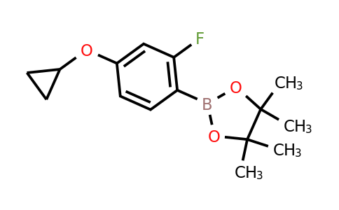 2-(4-Cyclopropoxy-2-fluorophenyl)-4,4,5,5-tetramethyl-1,3,2-dioxaborolane