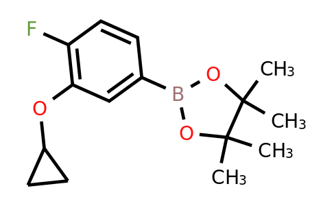 2-(3-Cyclopropoxy-4-fluorophenyl)-4,4,5,5-tetramethyl-1,3,2-dioxaborolane