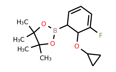 2-(6-Cyclopropoxy-5-fluorocyclohexa-2,4-dienyl)-4,4,5,5-tetramethyl-1,3,2-dioxaborolane