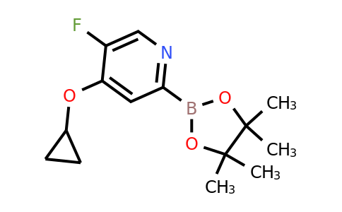 4-Cyclopropoxy-5-fluoro-2-(4,4,5,5-tetramethyl-1,3,2-dioxaborolan-2-YL)pyridine