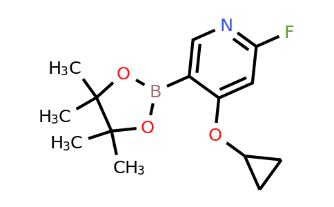 4-Cyclopropoxy-2-fluoro-5-(4,4,5,5-tetramethyl-1,3,2-dioxaborolan-2-YL)pyridine