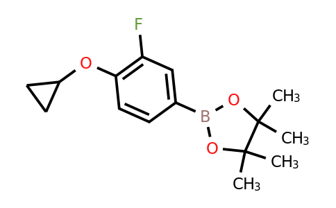 2-(4-Cyclopropoxy-3-fluorophenyl)-4,4,5,5-tetramethyl-1,3,2-dioxaborolane