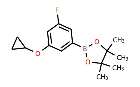 2-(3-Cyclopropoxy-5-fluorophenyl)-4,4,5,5-tetramethyl-1,3,2-dioxaborolane