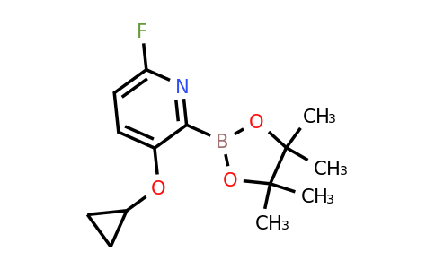 3-Cyclopropoxy-6-fluoro-2-(4,4,5,5-tetramethyl-1,3,2-dioxaborolan-2-YL)pyridine