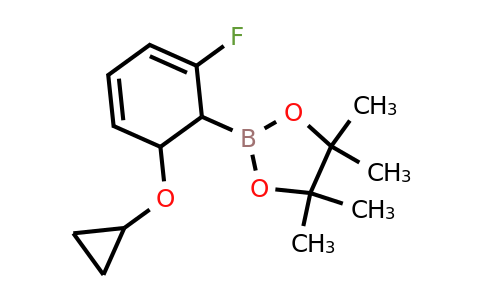 2-(6-Cyclopropoxy-2-fluorocyclohexa-2,4-dienyl)-4,4,5,5-tetramethyl-1,3,2-dioxaborolane