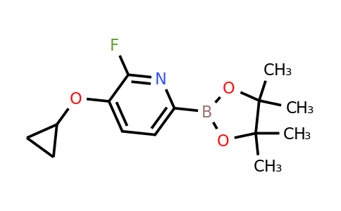 3-Cyclopropoxy-2-fluoro-6-(4,4,5,5-tetramethyl-1,3,2-dioxaborolan-2-YL)pyridine