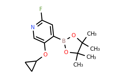 5-Cyclopropoxy-2-fluoro-4-(4,4,5,5-tetramethyl-1,3,2-dioxaborolan-2-YL)pyridine