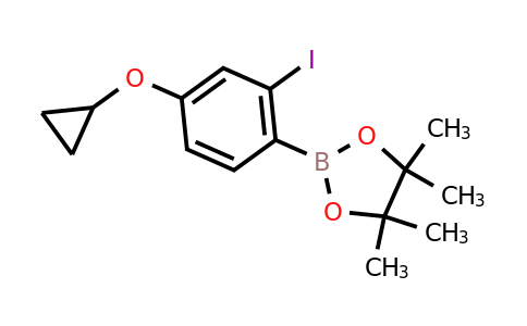 2-(4-Cyclopropoxy-2-iodophenyl)-4,4,5,5-tetramethyl-1,3,2-dioxaborolane