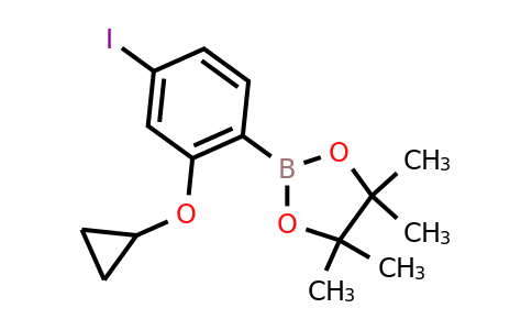 2-(2-Cyclopropoxy-4-iodophenyl)-4,4,5,5-tetramethyl-1,3,2-dioxaborolane