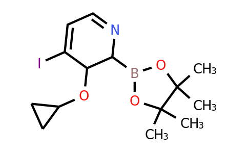 3-Cyclopropoxy-4-iodo-2-(4,4,5,5-tetramethyl-1,3,2-dioxaborolan-2-YL)-2,3-dihydropyridine