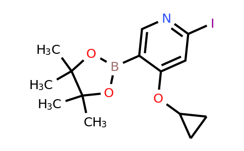 4-Cyclopropoxy-2-iodo-5-(4,4,5,5-tetramethyl-1,3,2-dioxaborolan-2-YL)pyridine