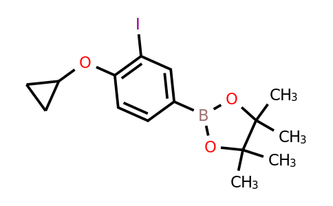 2-(4-Cyclopropoxy-3-iodophenyl)-4,4,5,5-tetramethyl-1,3,2-dioxaborolane