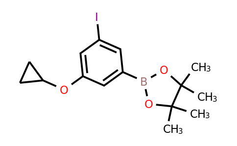 2-(3-Cyclopropoxy-5-iodophenyl)-4,4,5,5-tetramethyl-1,3,2-dioxaborolane