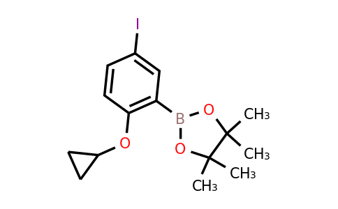 2-(2-Cyclopropoxy-5-iodophenyl)-4,4,5,5-tetramethyl-1,3,2-dioxaborolane