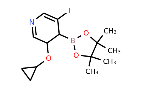 3-Cyclopropoxy-5-iodo-4-(4,4,5,5-tetramethyl-1,3,2-dioxaborolan-2-YL)-3,4-dihydropyridine