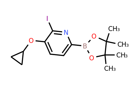 3-Cyclopropoxy-2-iodo-6-(4,4,5,5-tetramethyl-1,3,2-dioxaborolan-2-YL)pyridine
