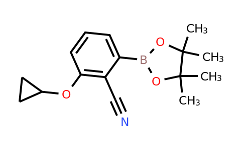 2-Cyclopropoxy-6-(4,4,5,5-tetramethyl-1,3,2-dioxaborolan-2-YL)benzonitrile