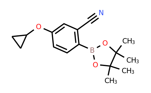 5-Cyclopropoxy-2-(4,4,5,5-tetramethyl-1,3,2-dioxaborolan-2-YL)benzonitrile