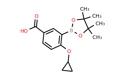 4-Cyclopropoxy-3-(4,4,5,5-tetramethyl-1,3,2-dioxaborolan-2-YL)benzoic acid