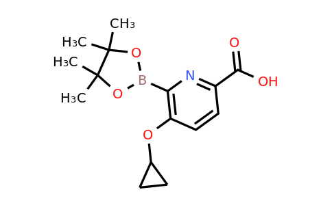 5-Cyclopropoxy-6-(4,4,5,5-tetramethyl-1,3,2-dioxaborolan-2-YL)picolinic acid