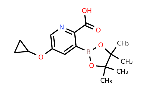 5-Cyclopropoxy-3-(4,4,5,5-tetramethyl-1,3,2-dioxaborolan-2-YL)picolinic acid