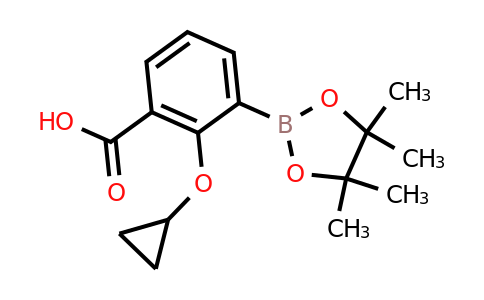 2-Cyclopropoxy-3-(4,4,5,5-tetramethyl-1,3,2-dioxaborolan-2-YL)benzoic acid