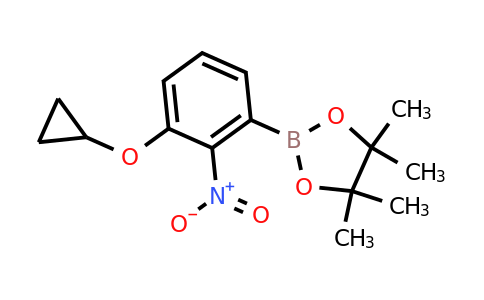 2-(3-Cyclopropoxy-2-nitrophenyl)-4,4,5,5-tetramethyl-1,3,2-dioxaborolane