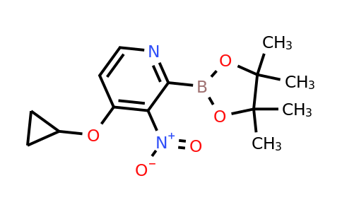 4-Cyclopropoxy-3-nitro-2-(4,4,5,5-tetramethyl-1,3,2-dioxaborolan-2-YL)pyridine