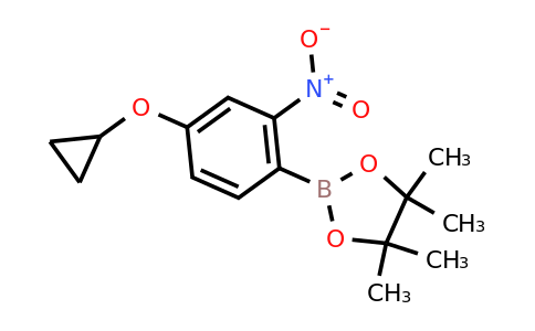 2-(4-Cyclopropoxy-2-nitrophenyl)-4,4,5,5-tetramethyl-1,3,2-dioxaborolane