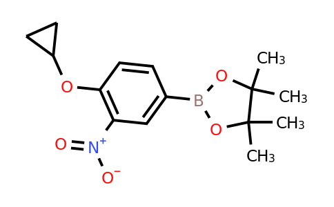 2-(4-Cyclopropoxy-3-nitrophenyl)-4,4,5,5-tetramethyl-1,3,2-dioxaborolane