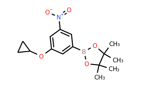 2-(3-Cyclopropoxy-5-nitrophenyl)-4,4,5,5-tetramethyl-1,3,2-dioxaborolane