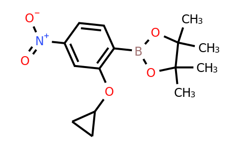 2-(2-Cyclopropoxy-4-nitrophenyl)-4,4,5,5-tetramethyl-1,3,2-dioxaborolane