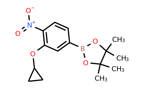 2-(3-Cyclopropoxy-4-nitrophenyl)-4,4,5,5-tetramethyl-1,3,2-dioxaborolane
