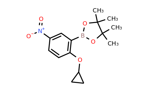 2-(2-Cyclopropoxy-5-nitrophenyl)-4,4,5,5-tetramethyl-1,3,2-dioxaborolane