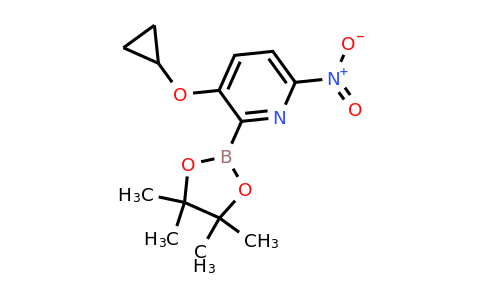 3-Cyclopropoxy-6-nitro-2-(4,4,5,5-tetramethyl-1,3,2-dioxaborolan-2-YL)pyridine