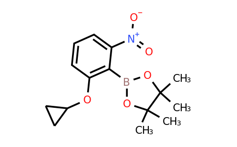 2-(2-Cyclopropoxy-6-nitrophenyl)-4,4,5,5-tetramethyl-1,3,2-dioxaborolane