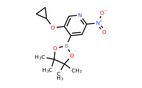 5-Cyclopropoxy-2-nitro-4-(4,4,5,5-tetramethyl-1,3,2-dioxaborolan-2-YL)pyridine