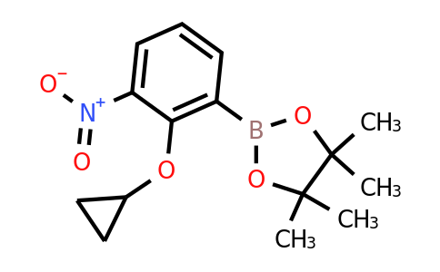 2-(2-Cyclopropoxy-3-nitrophenyl)-4,4,5,5-tetramethyl-1,3,2-dioxaborolane