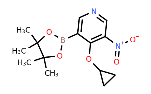 4-Cyclopropoxy-3-nitro-5-(4,4,5,5-tetramethyl-1,3,2-dioxaborolan-2-YL)pyridine