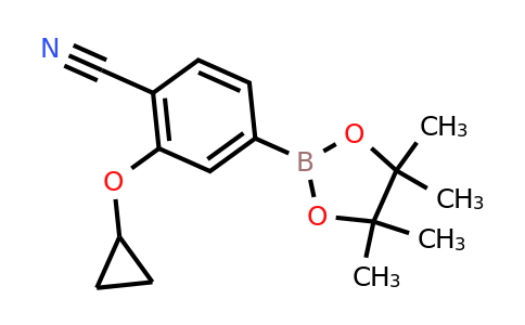 2-Cyclopropoxy-4-(4,4,5,5-tetramethyl-1,3,2-dioxaborolan-2-YL)benzonitrile