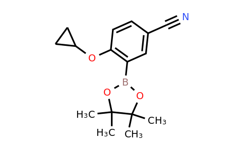 4-Cyclopropoxy-3-(4,4,5,5-tetramethyl-1,3,2-dioxaborolan-2-YL)benzonitrile