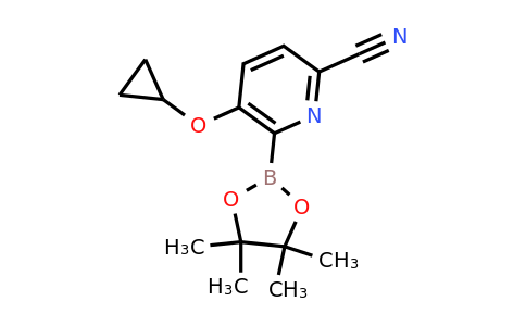 5-Cyclopropoxy-6-(4,4,5,5-tetramethyl-1,3,2-dioxaborolan-2-YL)picolinonitrile