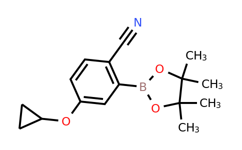4-Cyclopropoxy-2-(4,4,5,5-tetramethyl-1,3,2-dioxaborolan-2-YL)benzonitrile