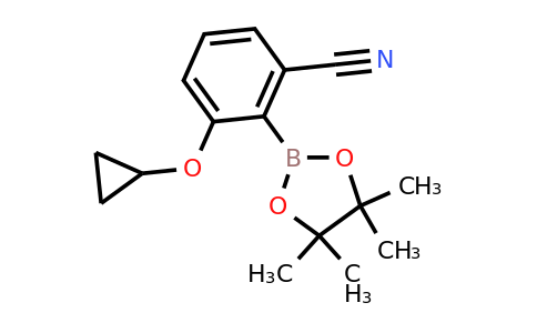 3-Cyclopropoxy-2-(4,4,5,5-tetramethyl-1,3,2-dioxaborolan-2-YL)benzonitrile
