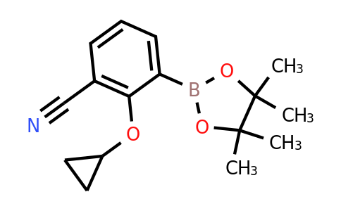 2-Cyclopropoxy-3-(4,4,5,5-tetramethyl-1,3,2-dioxaborolan-2-YL)benzonitrile