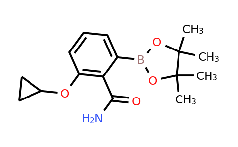 2-Cyclopropoxy-6-(4,4,5,5-tetramethyl-1,3,2-dioxaborolan-2-YL)benzamide