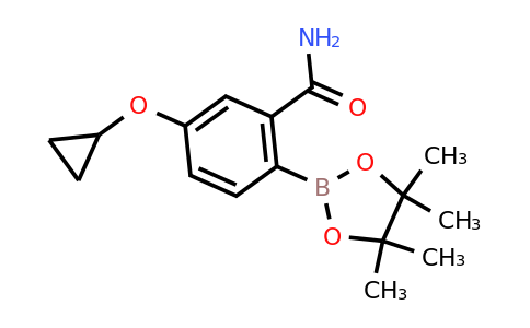 5-Cyclopropoxy-2-(4,4,5,5-tetramethyl-1,3,2-dioxaborolan-2-YL)benzamide